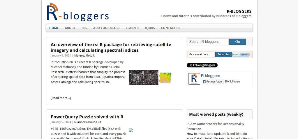 R-bloggers (Best Ai News Blogs)