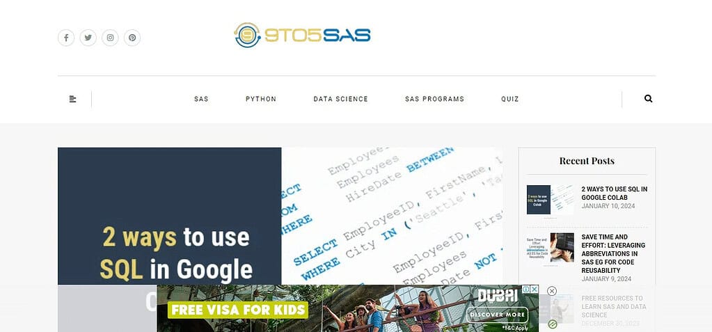9TO5SAS (Best Ai News Blogs)