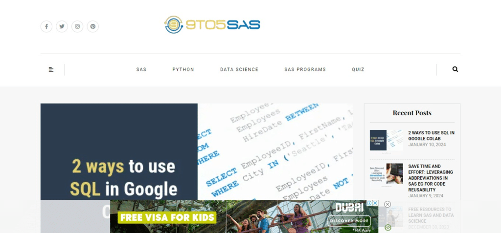 9TO5SAS (Best Ai News Blogs)