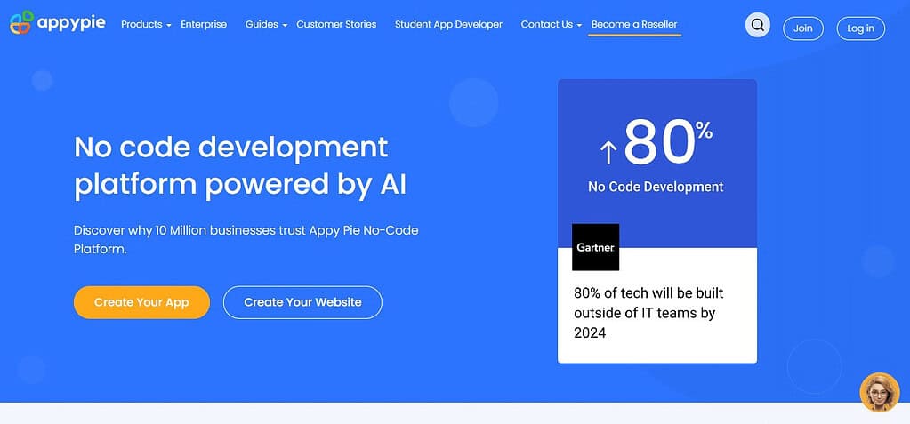 Appy Pie (Best No Code App Builders)