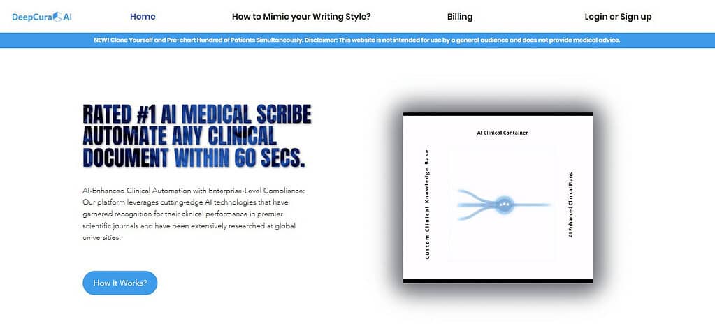 DeepCura (Best AI Medical Scribes)