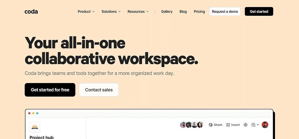 Coda (Best Evernote Alternatives & Competitors for Note-Taking )
