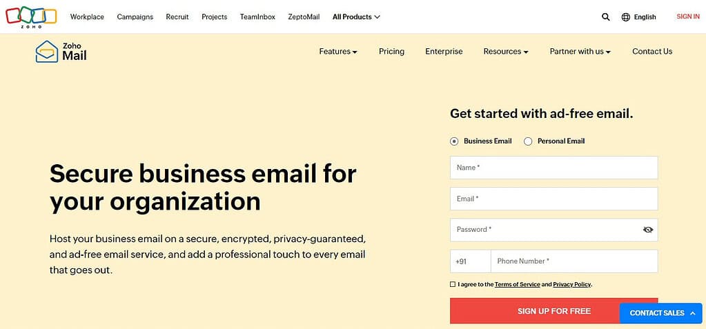 Zoho Mail