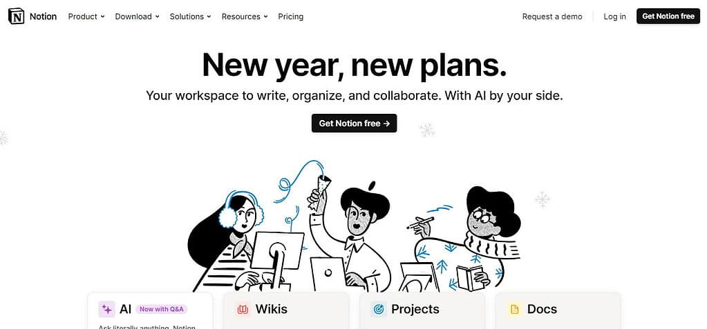 Notion (Best AI Tools for Knowledge Management)