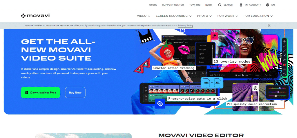 Movavi (Best Screen Recorder Apps for Mac )