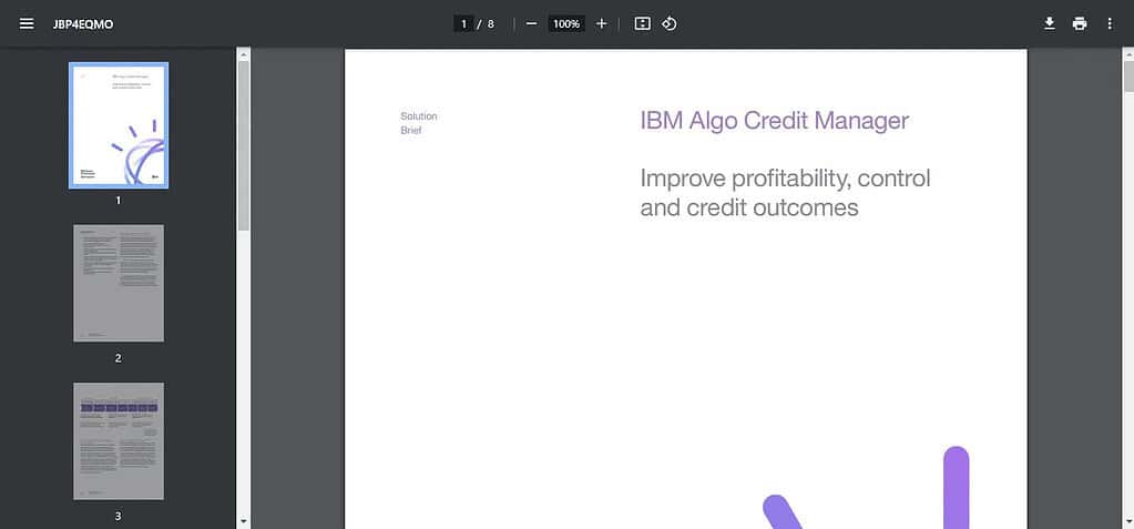 IBM Watson Financial Services