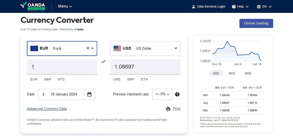OANDA (Best Ai Trading Platform Uk)