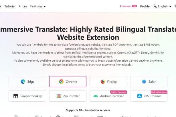 Immersivetranslate Ai Review : Pro Or Cons 2024 New Updated