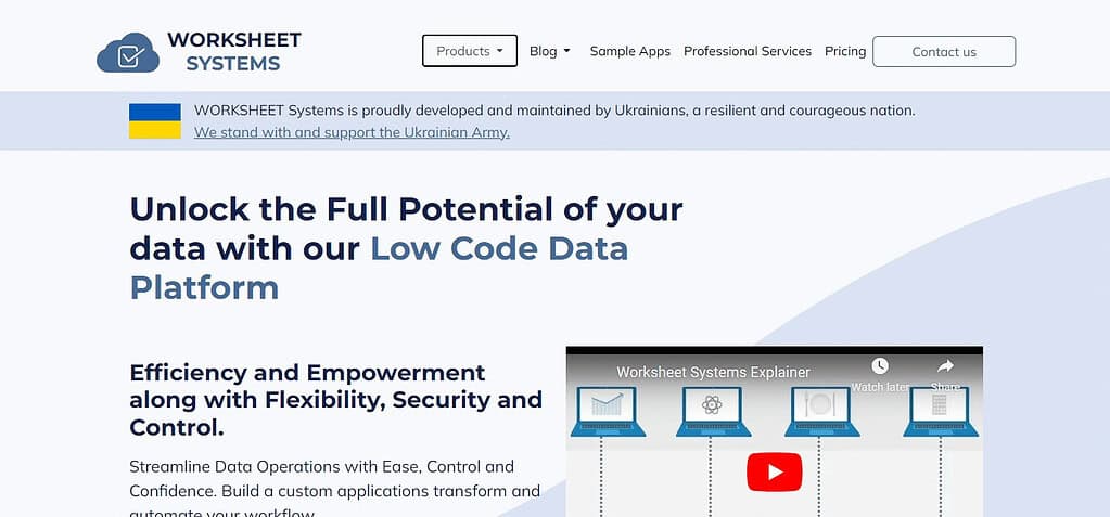 Worksheet Systems (Best Application Development Software )