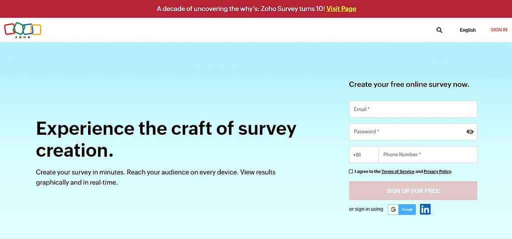 Zoho Survey