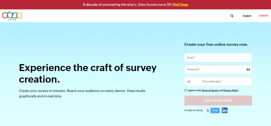 Zoho Survey