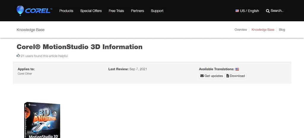 Corel MotionStudio 3D
