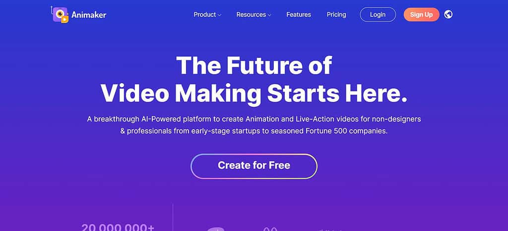 Animaker (Best Video Software)