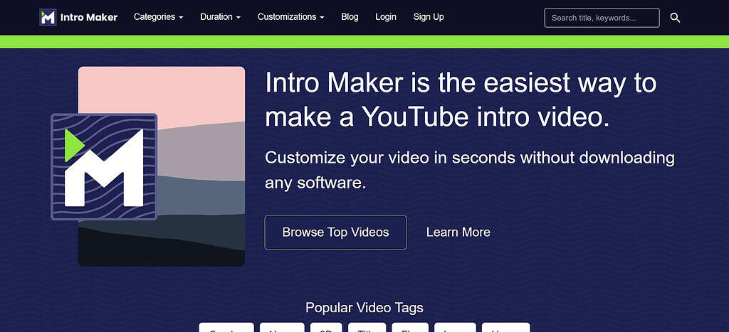 Intro Maker (Best Video Software)