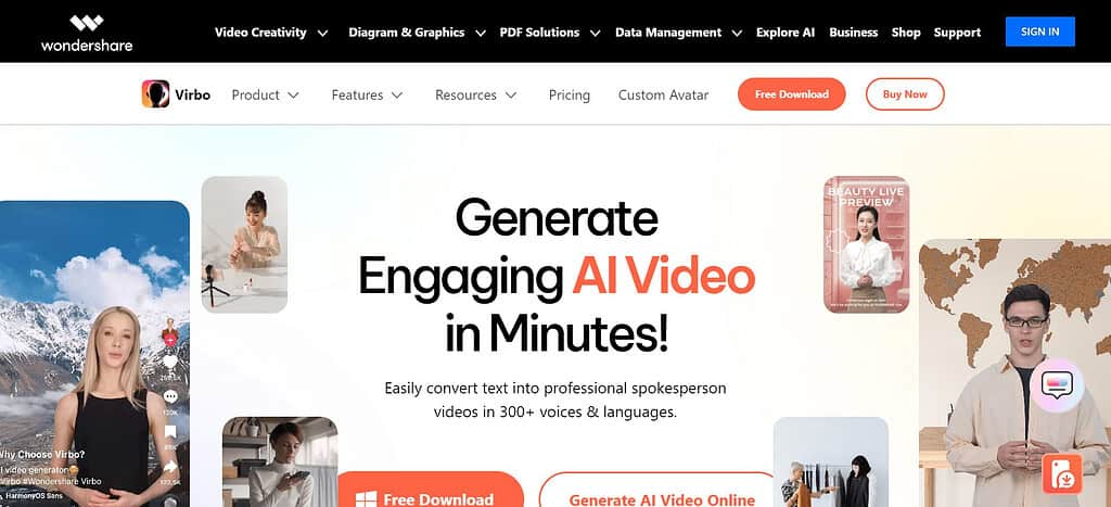Wondershare Virbo (Best Video Software)