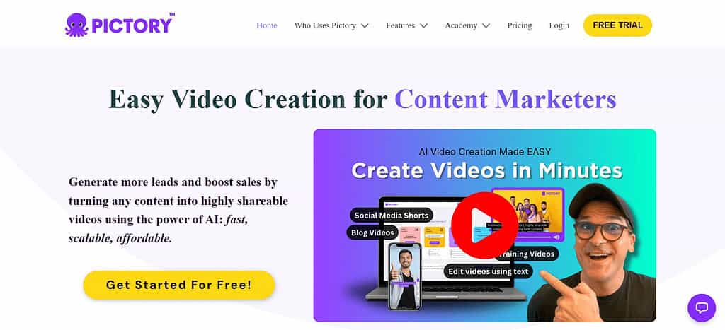 Pictory (Best Video Software)