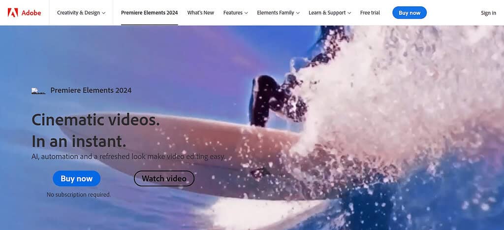 Adobe Premiere Elements