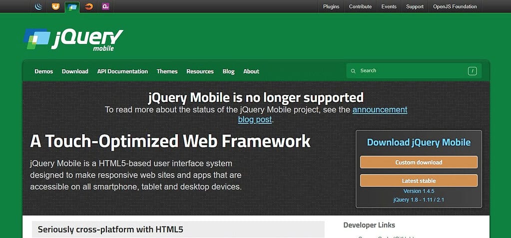 jQuery Mobile