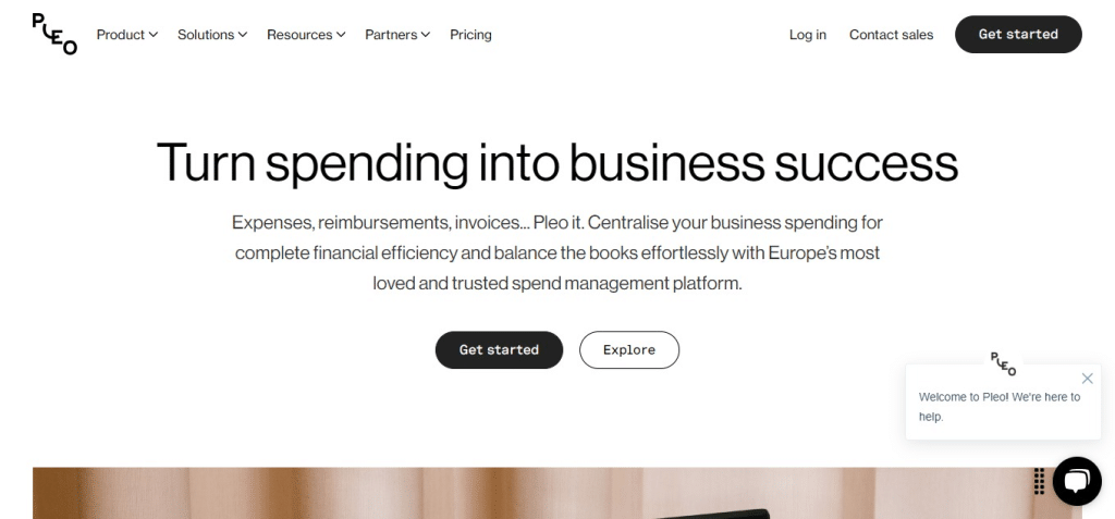 Pleo (Best Invoice Management Software)