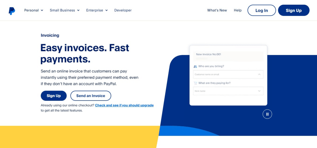 PayPal Invoicing