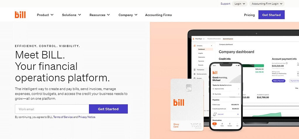 Bill.com (Best Invoice Management Software)