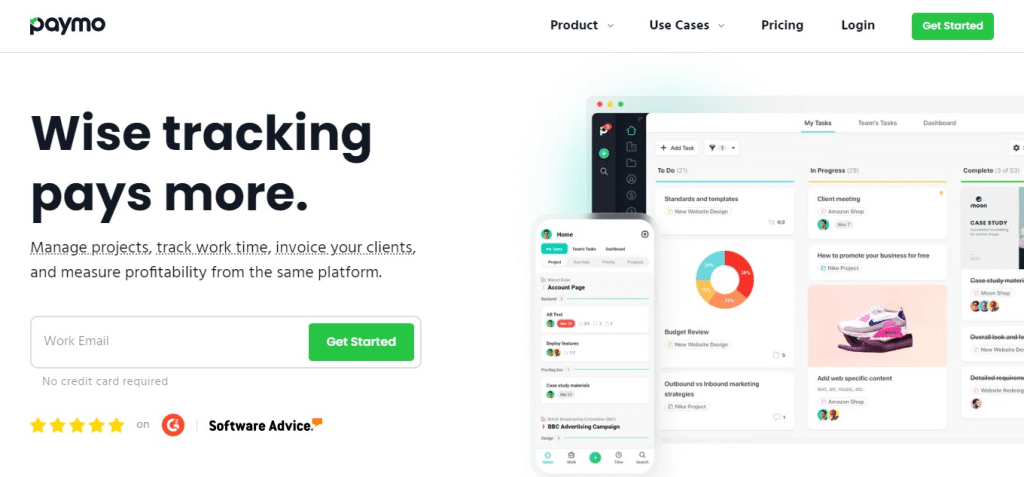 Paymo (Best Invoice Management Software)