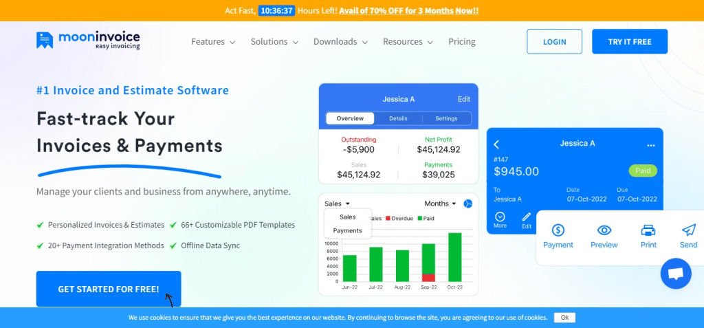 Moon Invoice (Best Invoice Management Software)