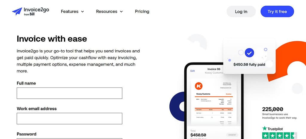 Invoice2go