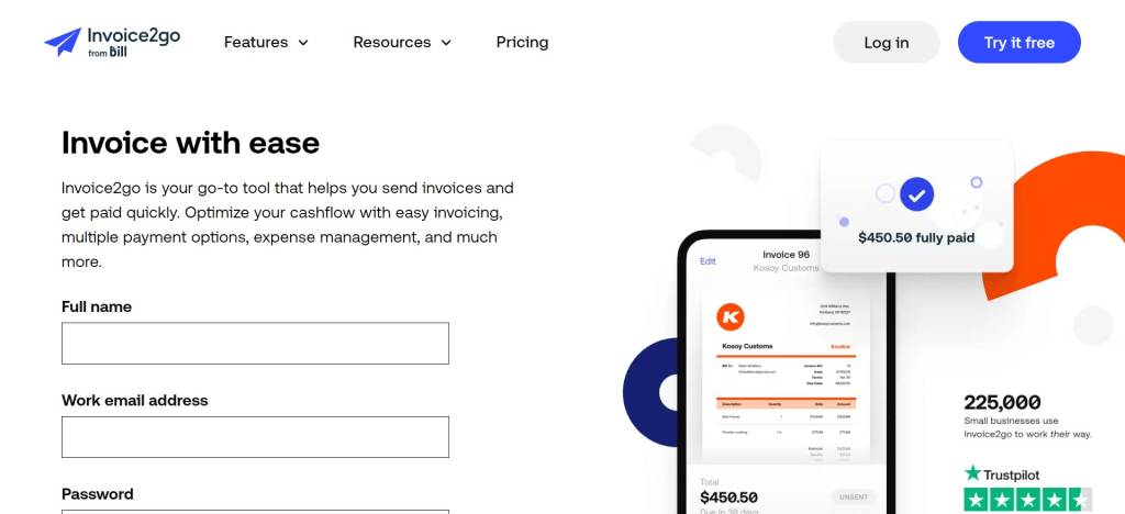 Invoice2go