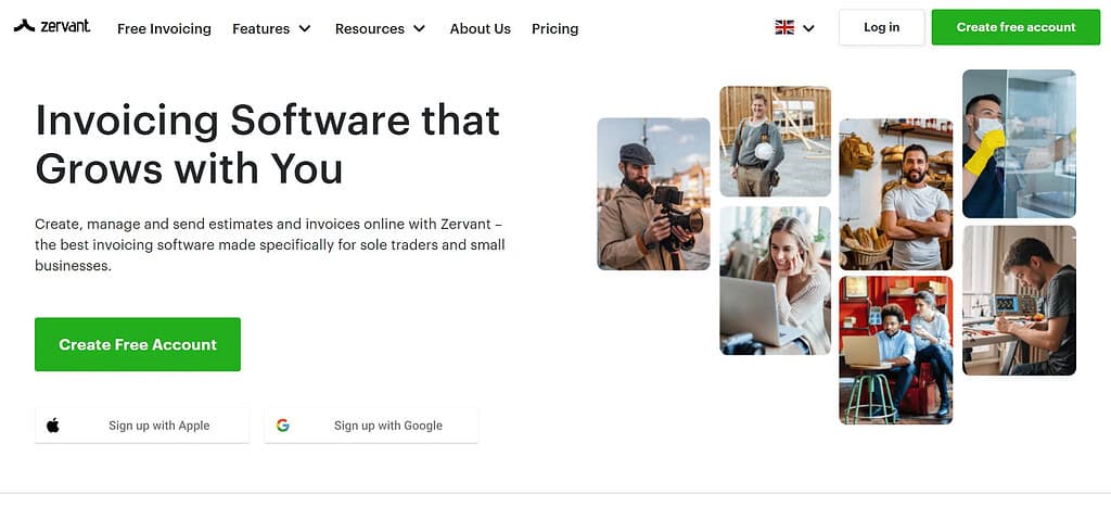 Zervant (Best Invoice Management Software)
