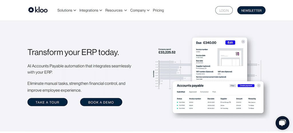 Kloo (Best Invoice Management Software)
