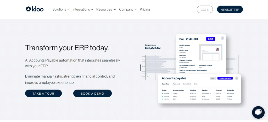 Kloo (Best Invoice Management Software)