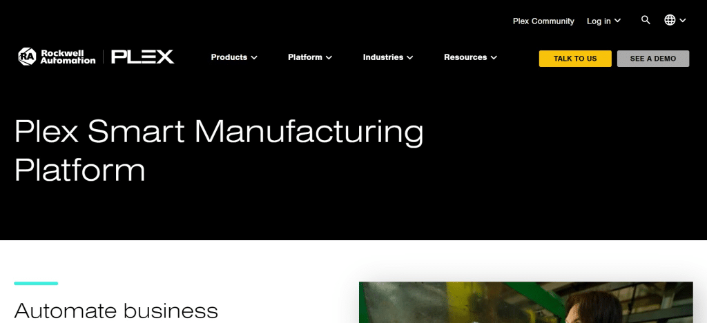Plex Smart Manufacturing Platform