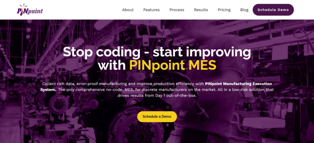 PINpoint MES (Best Manufacturing Execution System (MES) Software)