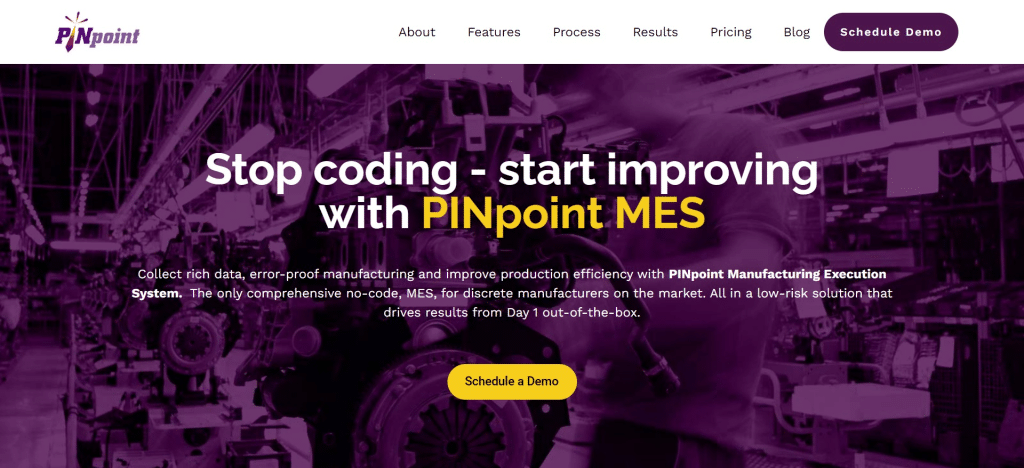 PINpoint MES (Best Manufacturing Execution System (MES) Software)