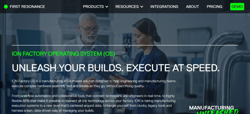 First Resonance ION Factory OS