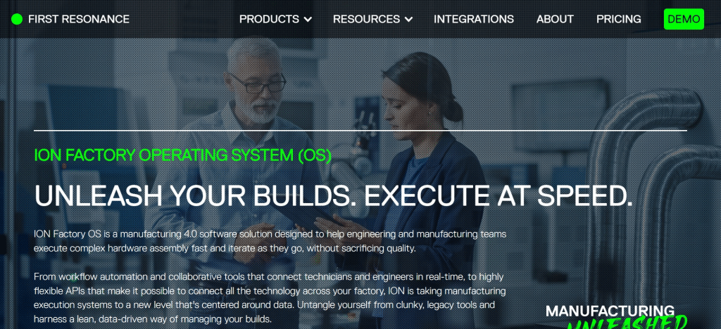 First Resonance ION Factory OS