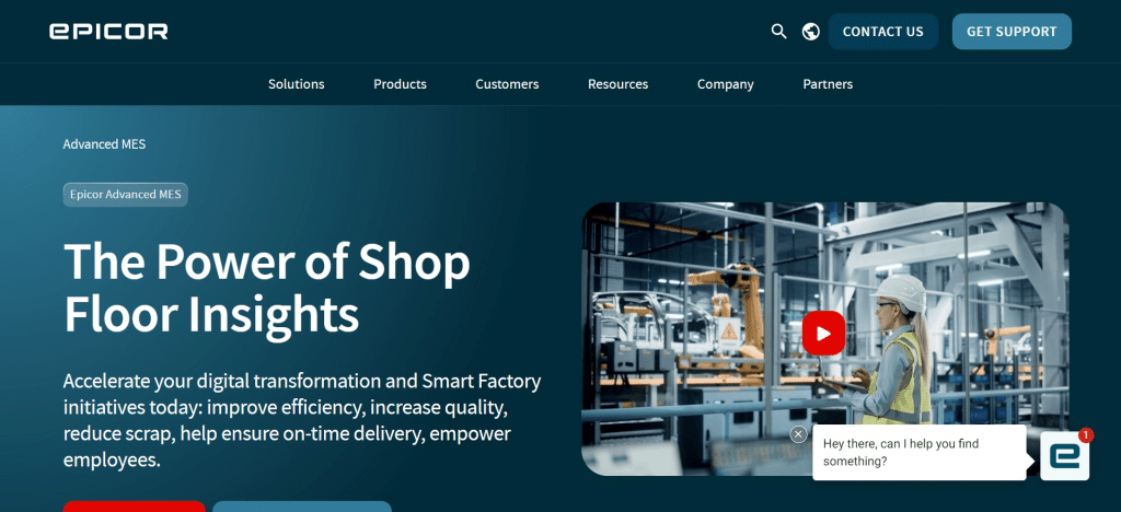 Epicor Advanced MES