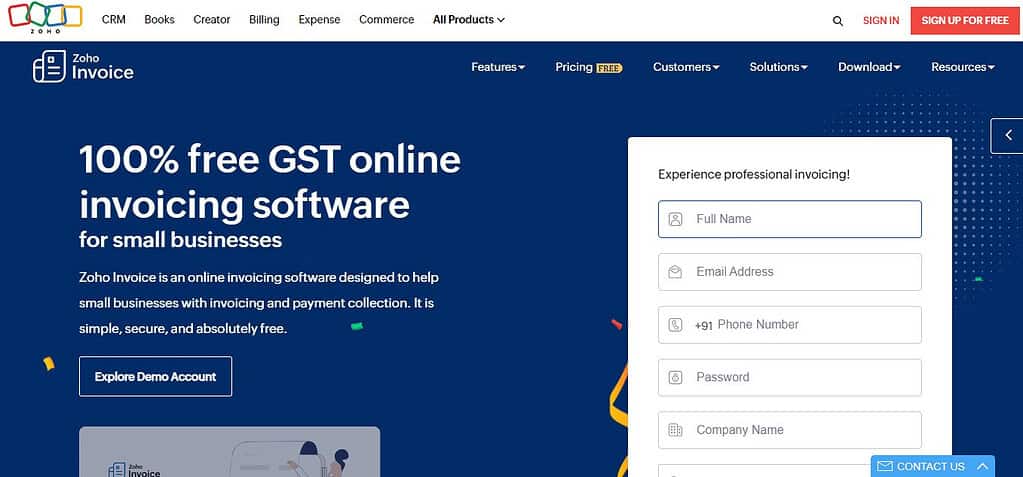 Zoho Billing (Best Subscription Revenue Management Software)