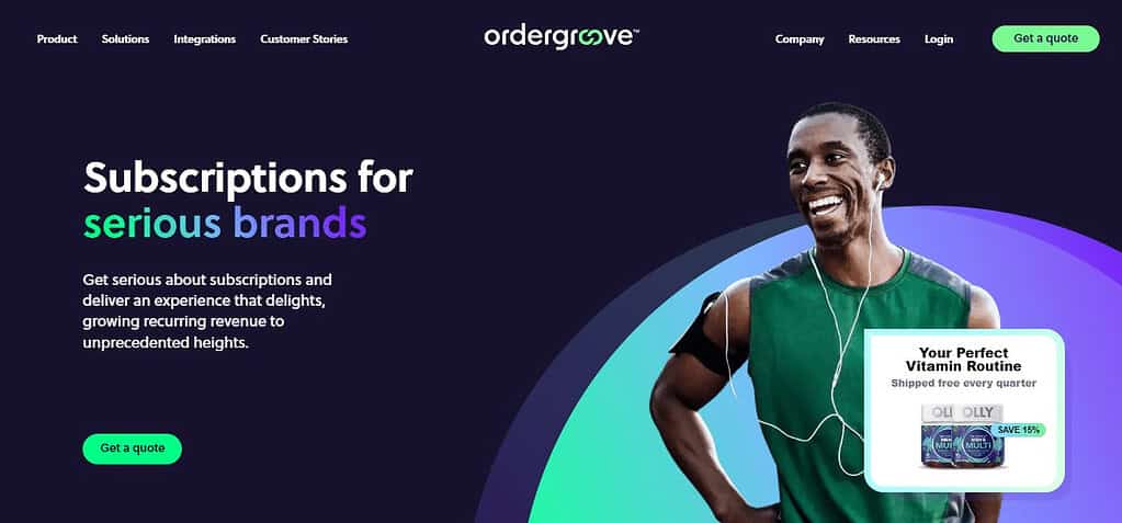 Ordergroove (Best Subscription Revenue Management Software)