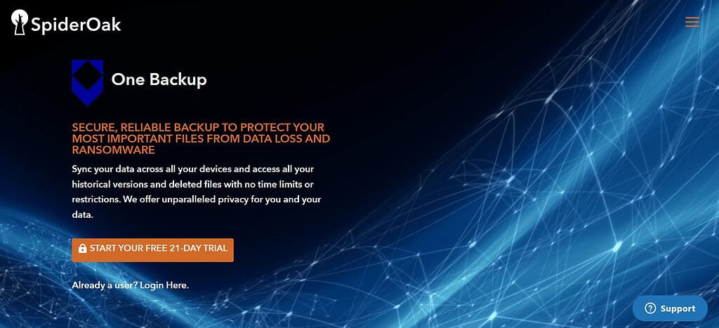 SpiderOak One Backup (Best Online Backup Software)