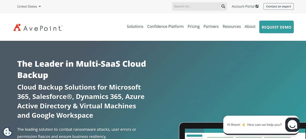 AvePoint Cloud Backup (Best Online Backup Software)