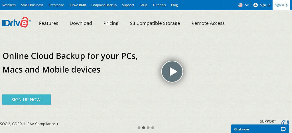 IDrive (Best Online Backup Software)