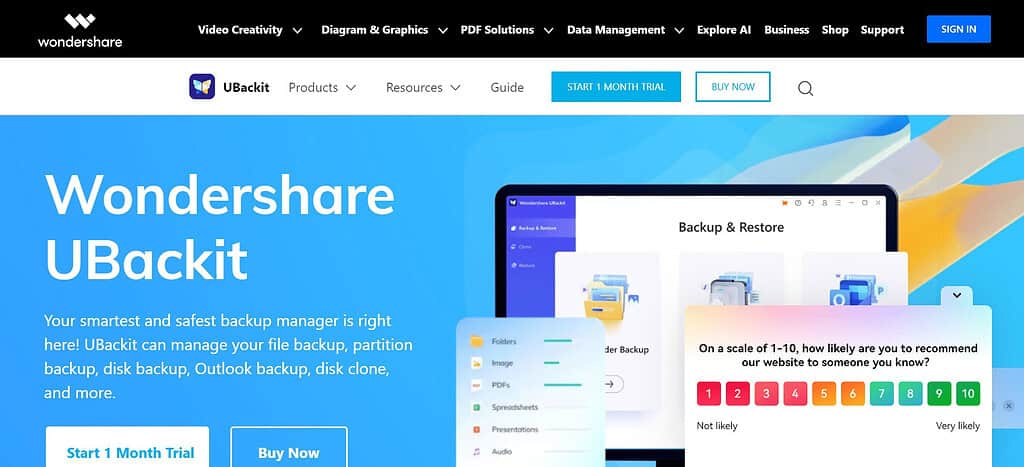 Wondershare UBackit