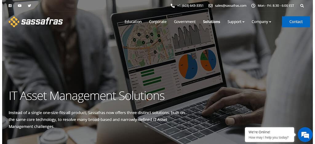 Sassafras AllSight (Best IT Asset Management Software )