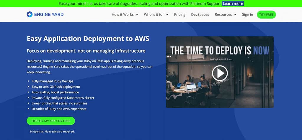 Engine Yard (Best Cloud Platform as a Service (PaaS) Software)