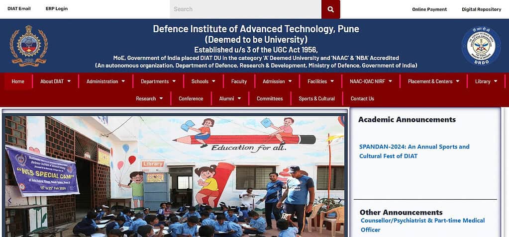Defence Institute of Advanced Technology (Best Software Engineering Schools)
