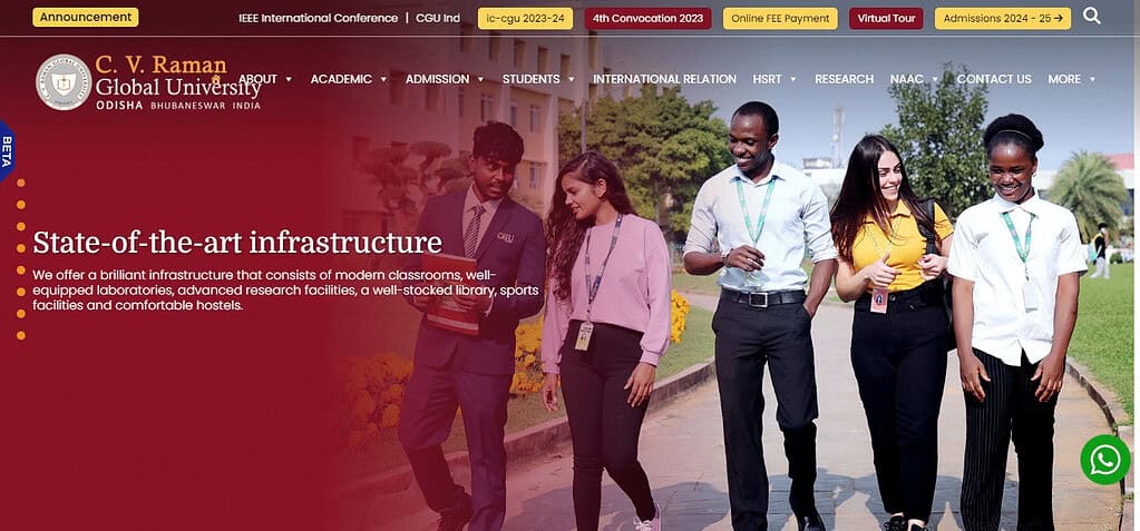 C. V. Raman Global University (Best Software Engineering Schools)