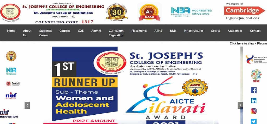 St Joseph College of Engineering