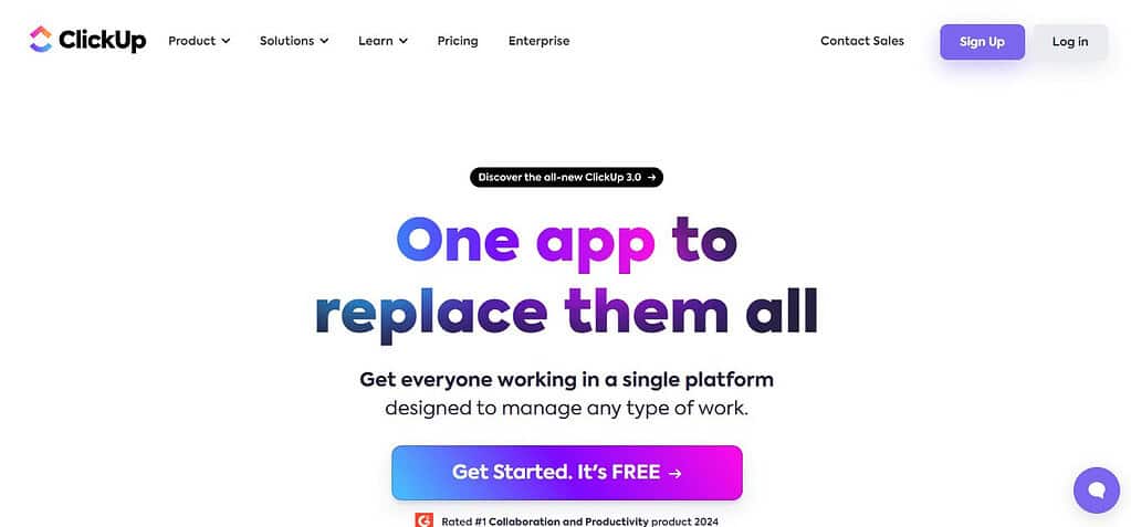 ClickUp (Best Software For Interior Design)